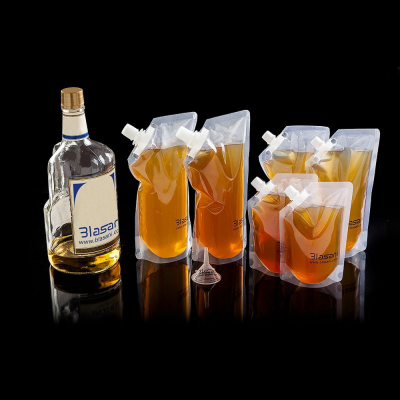 Transparent wine bag